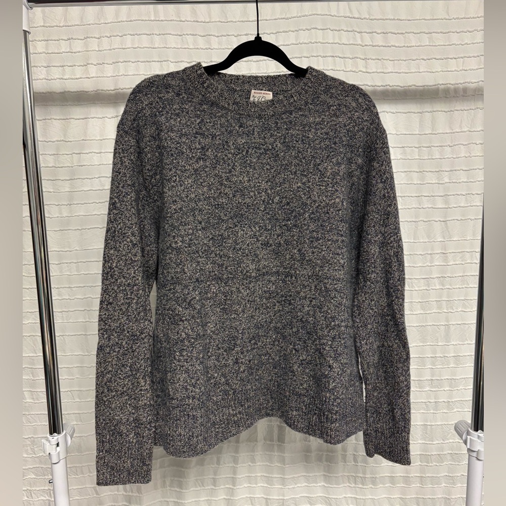 J. Crew | Rugged Merino Wool Blend Grandpa Cottagecore Crewneck Sweater, XL